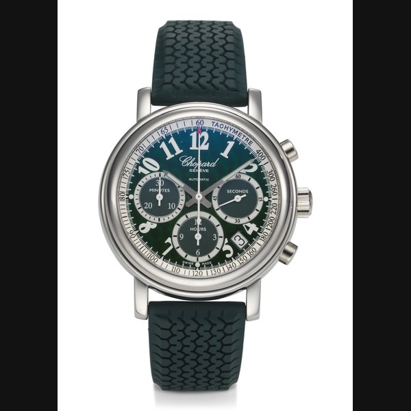 CHOPARD, L.U.C., CHRONOGRAPH, STEEL, ELTON JOHN AIDS FOUNDATION LIMITED EDITION OF 2000, REF. 8331