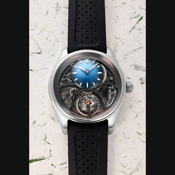 H. Moser & Cie H. Moser & Cie Ref. 3811-1200 Pioneer Cylindrical Tourbillon Skeleton · 3811-1200
