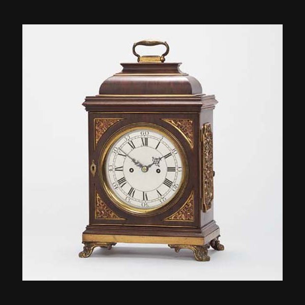 A George III mahogany and brass-mounted striking table clock JOHN ELLICOTT, LONDON. CIRCA 1765