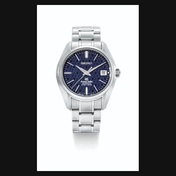 Seiko A LIMITED EDITION STAINLESS STEEL AUTOMATIC WRISTWATCH WITH DATE AND BRACELET
NO 113/200 GRAND SEIKO CIRCA 2014