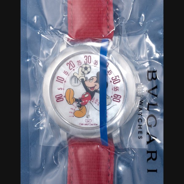 Gérald Genta Ref. 103786 Arena Bi-Retrograde, Mickey Mouse Playing Football