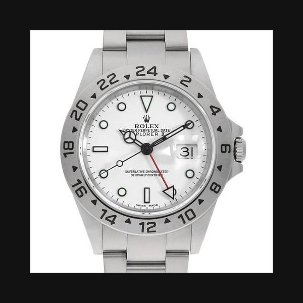 rolex Rolex Explorer II16570 white YNumber USED mens