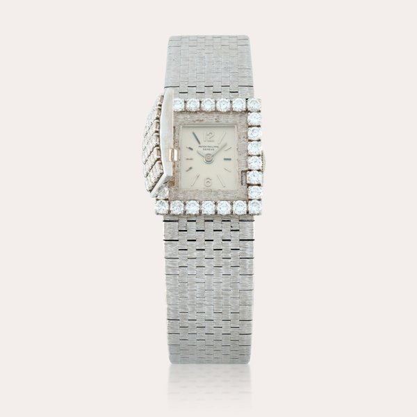 Patek Philippe Reference 3366 | A white gold and diamond-set bracelet watch | Circa 1968 · 3366