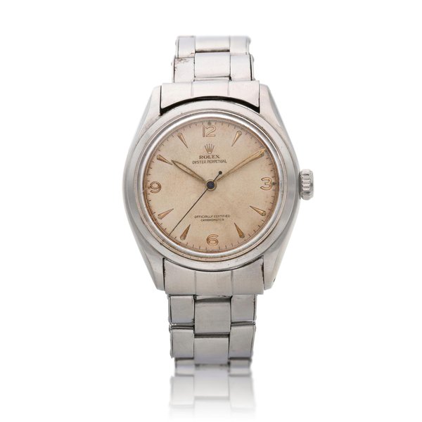 Rolex Reference 6084 Oyster Perpetual, A stainless steel automatic wristwatch, Circa 1952