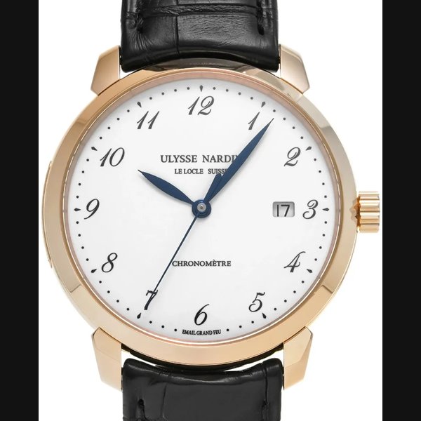 Ulysse Nardin Classico Automatic 8152-111-2/5GF White Men's Watch #W1269
