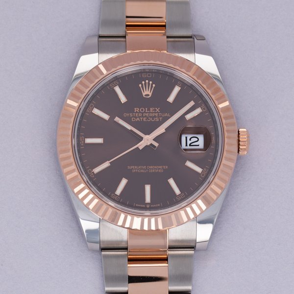 Rolex Rolex Datejust 41 Two-Tone Everose 126331 Chocolate Dial Oyster Bracelet · 126331