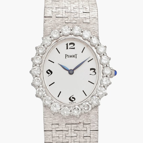 Piaget Reference 9814 | A white gold and diamond-set bracelet watch, Circa 1970
