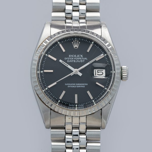 Rolex Rolex Datejust 1603 Black Luminova Service Dial · 1603