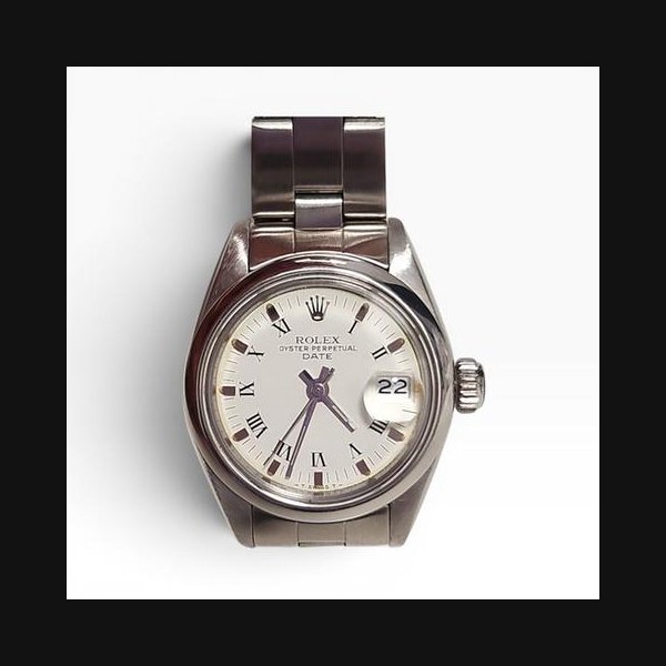 Rolex Lady-DatejustLadies Date 26 mm White Roman Oyster Steel Automatic Watch 6916 Circa 1979