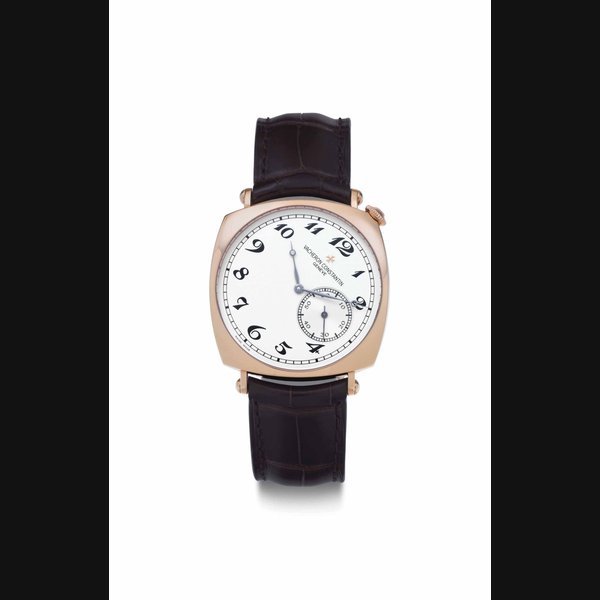 Vacheron Constantin Vacheron Constantin. A Fine 18k Pink Gold Driver's Wristwatch SIGNED VACHERON CONSTANTIN, GENEVE, HISTORIQUES AMERICAN 1921 MODEL, REF. 82035, MOVEMENT NO. 5'212'654, CASE NO. 1'199'598, CIRCA 2011