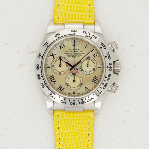 Rolex Rolex Beach Daytona 116519 Yellow Dial