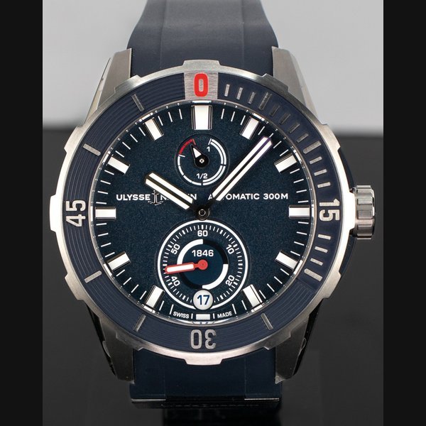 Ulysse Nardin 2026 Ulysse Nardin Diver 44MM Blue Dial Rubber Strap (1183-170-3/93) · 1183-170-3/93