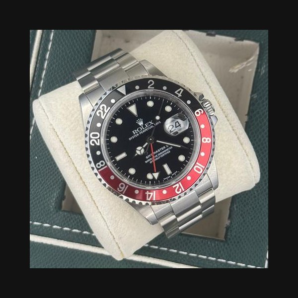 Rolex Rolex GMT-Master IICPO GMT-Master II 16710 Coke Bezel 40mm Steel Black Dial