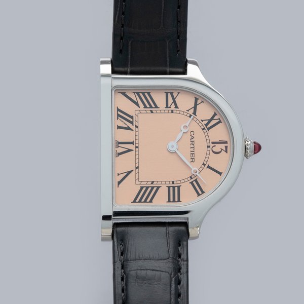 Cartier Cartier Cloche WHCC0009 13 Rue de la Paix Salmon Dial LE Platinum