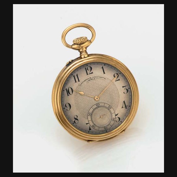 VACHERON CONSTANTIN. AN 18K GOLD OPENFACE KEYLESS LEVER POCKET WATCH SIGNED VACHERON & CONSTANTIN, GENEVE, MOVEMENT NO. 362657, CASE NO. 226467, CIRCA 1915