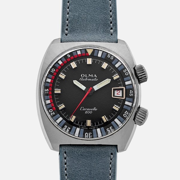 HODINKEE Shop 1970s Olma Caravelle 200 Diver Ref. 8611