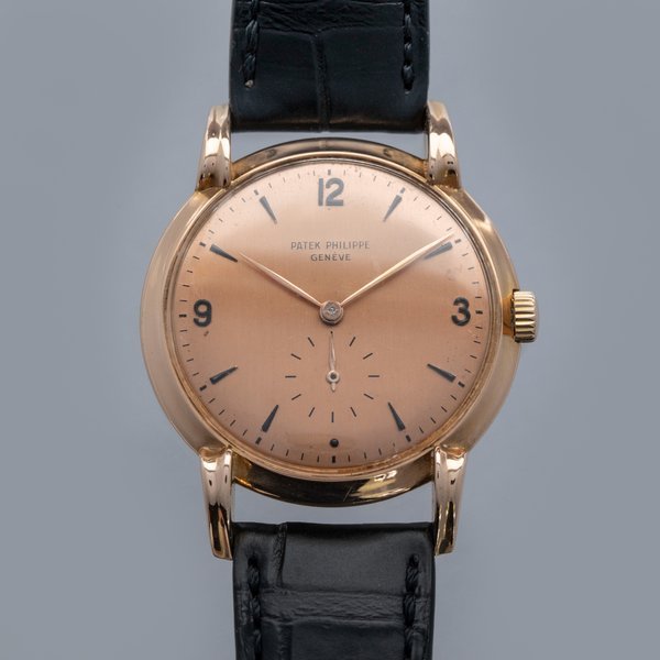 Patek Philippe Patek Philippe Calatrava 2420 Fancy Lugs Pink on Pink 18k RG with Box and Papers
