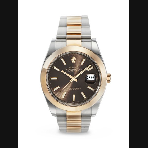 ROLEX, PINK GOLD AND STAINLESS STEEL 'DATEJUST', REF. 126301