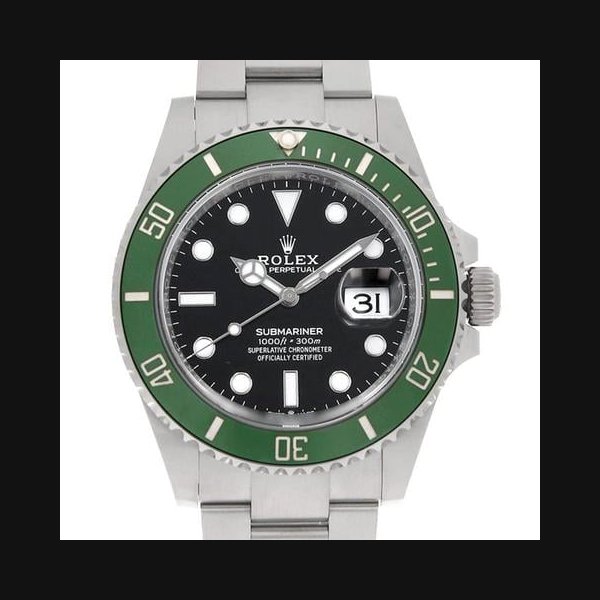 Rolex Submariner DateNew Bezel 126610LV black Random Number USED mens