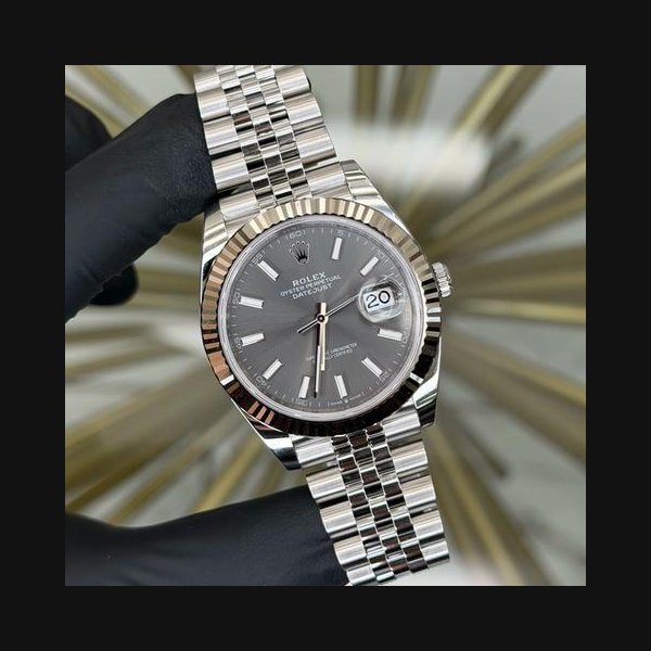 Rolex Rolex Datejust41 Dark Rhodium Index Dial on Jubilee Bracelet 126334 July 2026