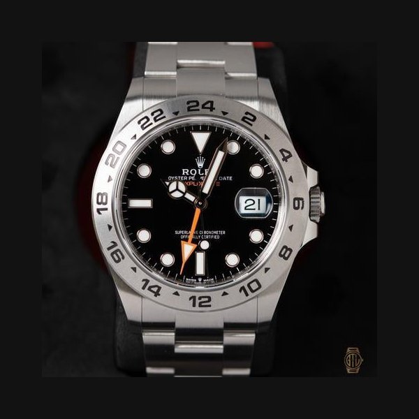 Rolex Rolex Explorer IIBlack Dial Oyster Bracelet Complete Set w/Box and Papers