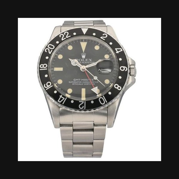 Rolex GMT-Master16750 40mm Stainless Steel Watch