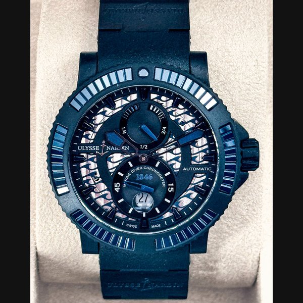 Ulysse Nardin Ulysse Nardin Diver "Black Sea" 45MM Black Dial Rubber Strap (263-92B3-3C/923) · 263-92B3-3C/923