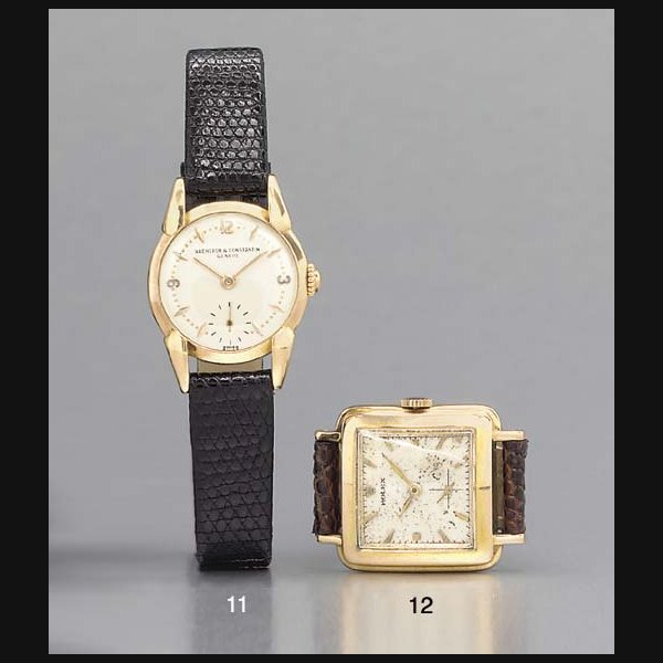 Vacheron & Constantin. A fine and rare lady's 18K pink gold wristwatch SIGNED VACHERON & CONSTANTIN, GENEVE, MOVEMENT NO. 502050, CASE NO. 330917, CIRCA 1951