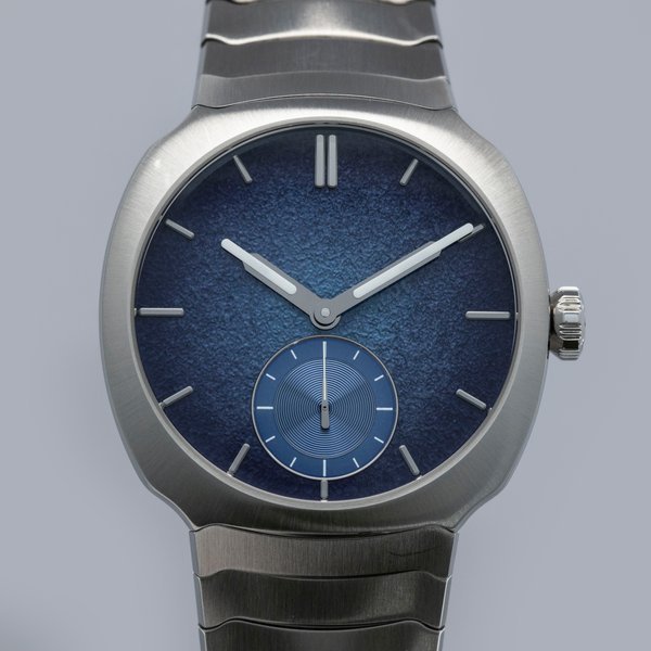 H. Moser & Cie H. Moser & Cie Streamliner Small Seconds 6500-1200 Blue Enamel Dial · 6500-1200
