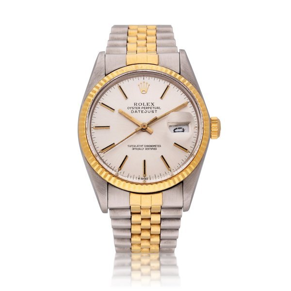Rolex Reference 16013 Datejust | A stainless steel and yellow gold automatic wristwatch with date and bracelet, Circa 1984 · 16013