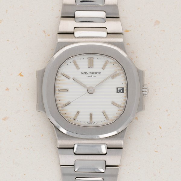 Patek Philippe Patek Philippe Nautilus 3800 Stainless Steel White Dial 