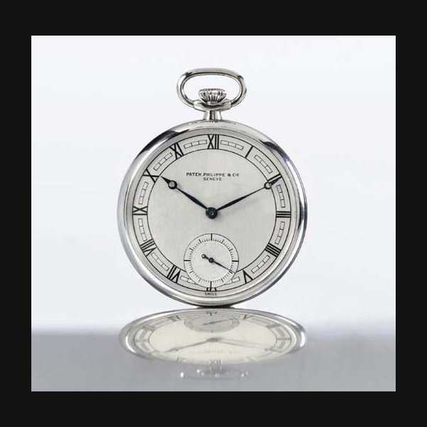 PATEK PHILIPPE. A STAINLESS STEEL OPENFACE KEYLESS LEVER POCKET WATCH SIGNED PATEK PHILIPPE, GENEVE, MOVEMENT NO. 90307, MOVEMENT SIGNED FOR TIFFANY & CO., NEW YORK, CIRCA 1891