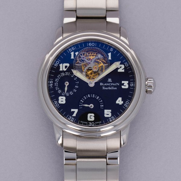 Blancpain Blancpain Leman Tourbillon 8 Days Stainless Steel on Bracelet 2125m-1130-71