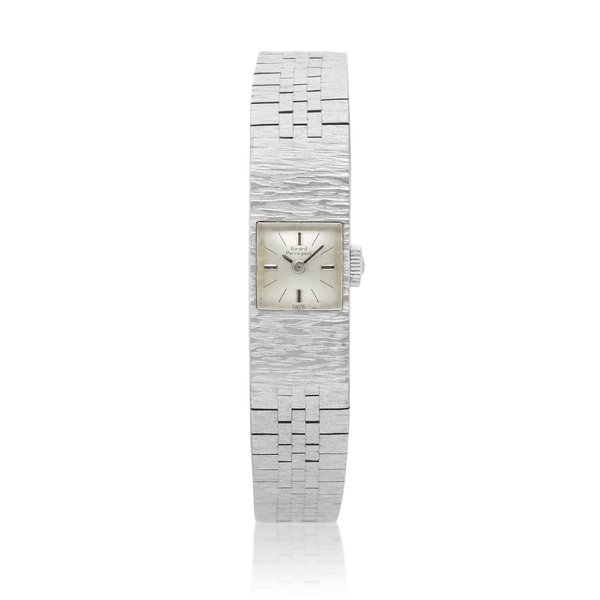 Girard-Perregaux A white gold bracelet watch, Circa 1969 | 芝柏 | 白金鏈帶腕錶，約1969年製