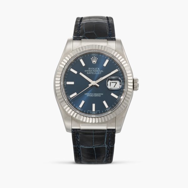 Rolex Datejust, Reference 116139 | A white gold wristwatch with date | Circa 2003 · 116139