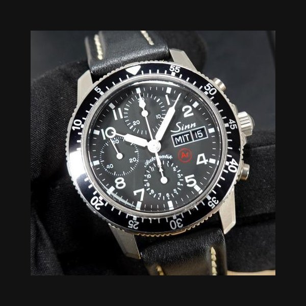 Sinn Sinn 10341 mm 103 Ti AR Chronograph TITAN AUTOMATIK Saphirglas ETA7750 FULL SET