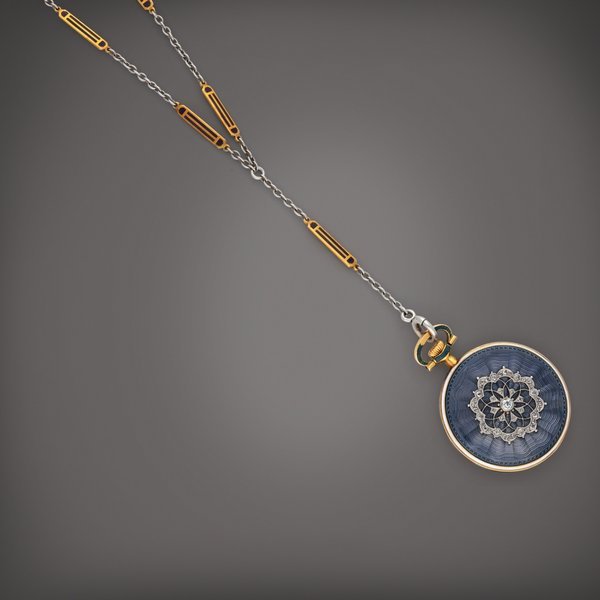 Tiffany & Co. | Haas Neveux & Co., Genève & Paris A yellow gold, enamel and diamond-set open faced watch | Circa 1880