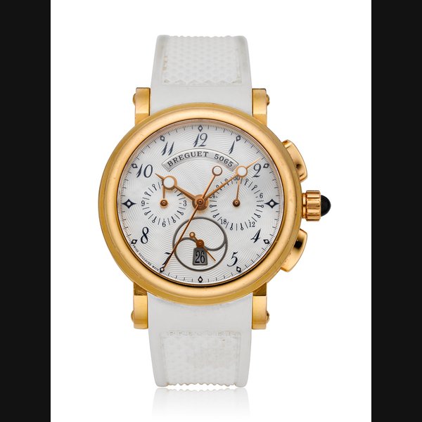 BREGUET, LADIES’ 18K MARINE CHRONOGRAPH, REF. 8827