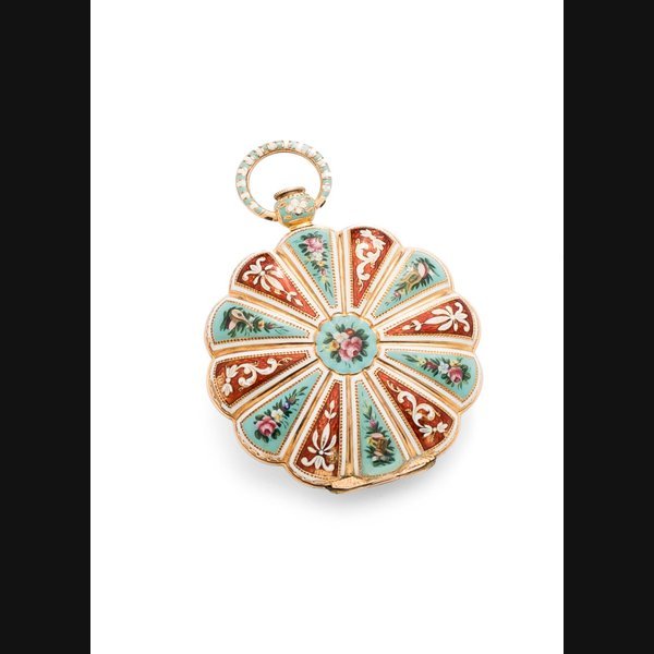 Le Roy. A fine gold and enamel key wind open face pocket watch made for the Turkish market No.28223, Circa 1890