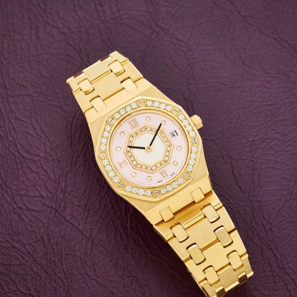Audemars Piguet Audemars Piguet Royal Oak 'Pink MOP' Ladies Diamonds