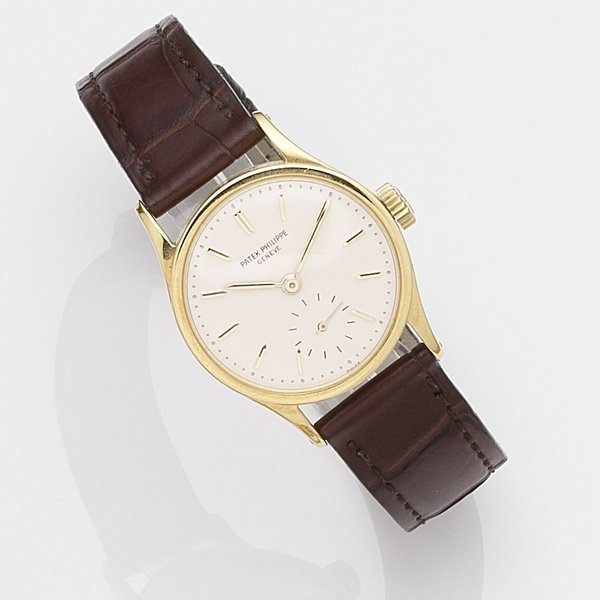 Patek Philippe Patek Philippe. A lady's 18k gold manual wind wristwatch Calatrava, Ref:448, Case No.206490, Movement No.741202, Circa 1960 · 448