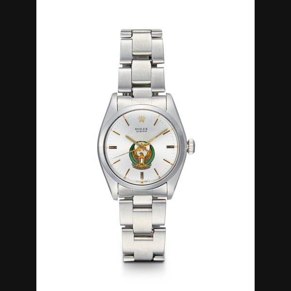 ROLEX, REF. 6426, A STEEL MANUAL-WINDING WRISTWATCH MADE FOR THE UAE ARMED FORCES CASE NUMBER: 3’389’571, MOVEMENT NUMBER: 0388