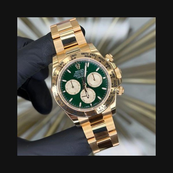 Rolex Rolex DaytonaJohn Mayer Daytona John Mayer 2.0 Green Dial on Yellow Gold Bracelet 126508 July 2026