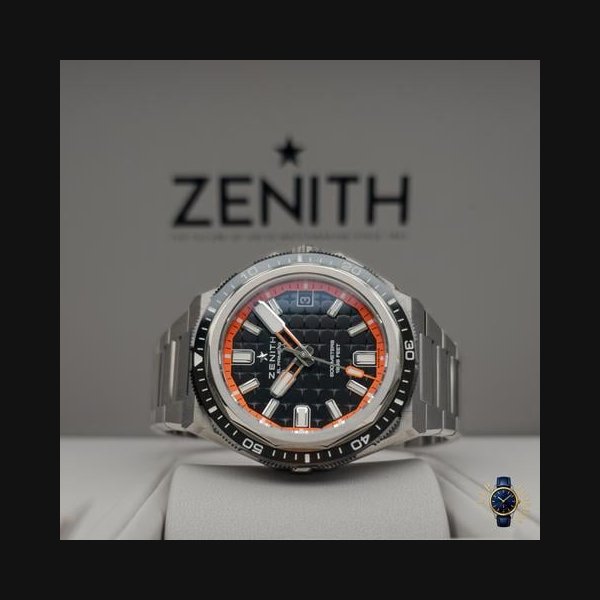 Zenith DefyExtreme Diver 2024 | Black Dial | 42.5m | Warranty | Complete | 95.9600.36 Ref. 95.9600.3620/21.I300