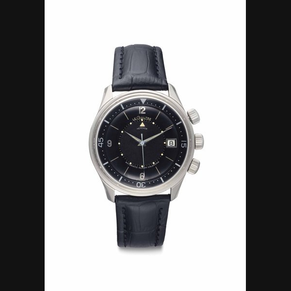 Jaeger-Lecoultre Jaeger-LeCoultre. A Very Rare Stainless Steel Automatic Diver's Wristwatch with Center Seconds, Date and Alarm Signed Jaeger-LeCoultre, Memovox Polaris model, Ref. E859, Movement No. 1'713'801, Case No. 987'523, Manufactured in 1965