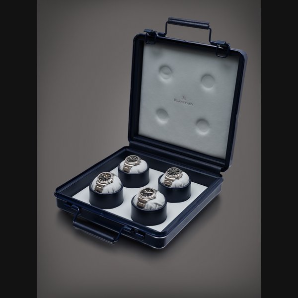 Blancpain Leman | A set of four limited edition stainless steel wristwatches with bracelet, Circa 2012 | 寶珀 | Leman | 一套四枚精鋼鏈帶腕錶，約2012年製