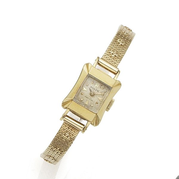 Rolex. A lady's 18K gold manual wind bracelet watch Precision, Ref:8546, Serial No.899***, Circa 1962