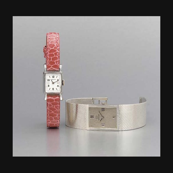 Omega and Bregeut. A lot of two white gold wristwatches SIGNED OMEGA, CIRCA 1967; AND SIGNED BREGUET, NO. 5028, CIRCA 1980