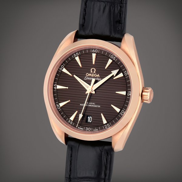 Omega Seamaster Aqua Terra, Reference 220.53.41.21.13.001 | A pink gold wristwatch with date| Circa 2022 · 220.53.41.21.13.001