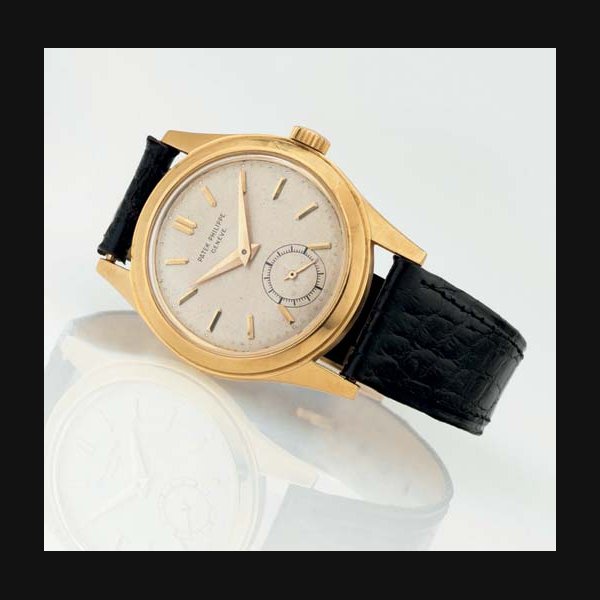 PATEK PHILIPPE. AN 18K GOLD WATER-RESISTANT WRISTWATCH SIGNED PATEK PHILIPPE, GENEVE, MOVEMENT NO. 721729, CASE NO. 676513, REF. 2483, MANUFACTURED IN 1953